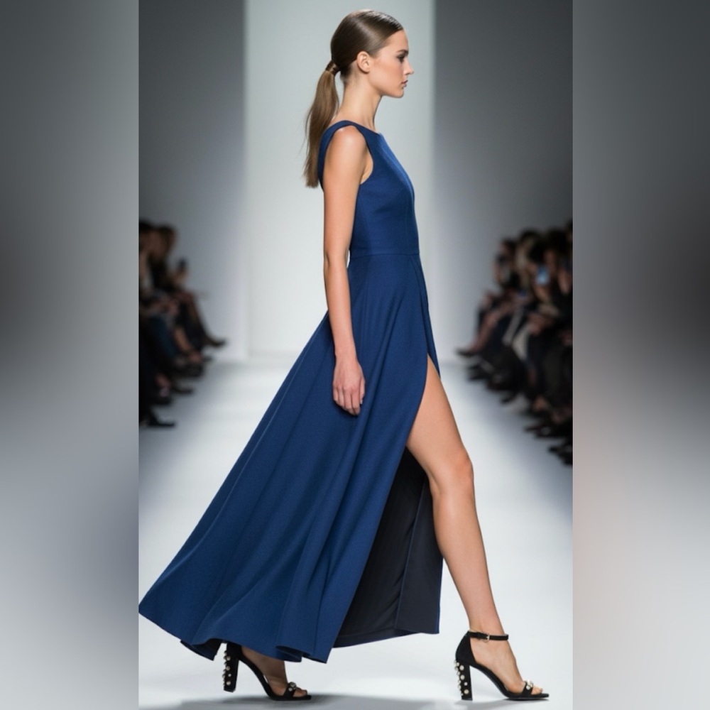 Authentic Stuart Weizmann Designer Black Suede Pe… - image 1